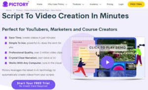 Pictoryو Best ai video makers online - Free and paid, Best artificial intelligence video makers, Free Best AI video generator, Best ai video makers 2023