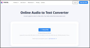 Notta - Online Audio to Text Converter