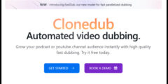 CloneDub: AI Automated Video dubbing Online free