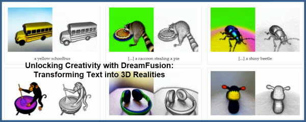 DreamFusion Transforming Text into 3D Realities